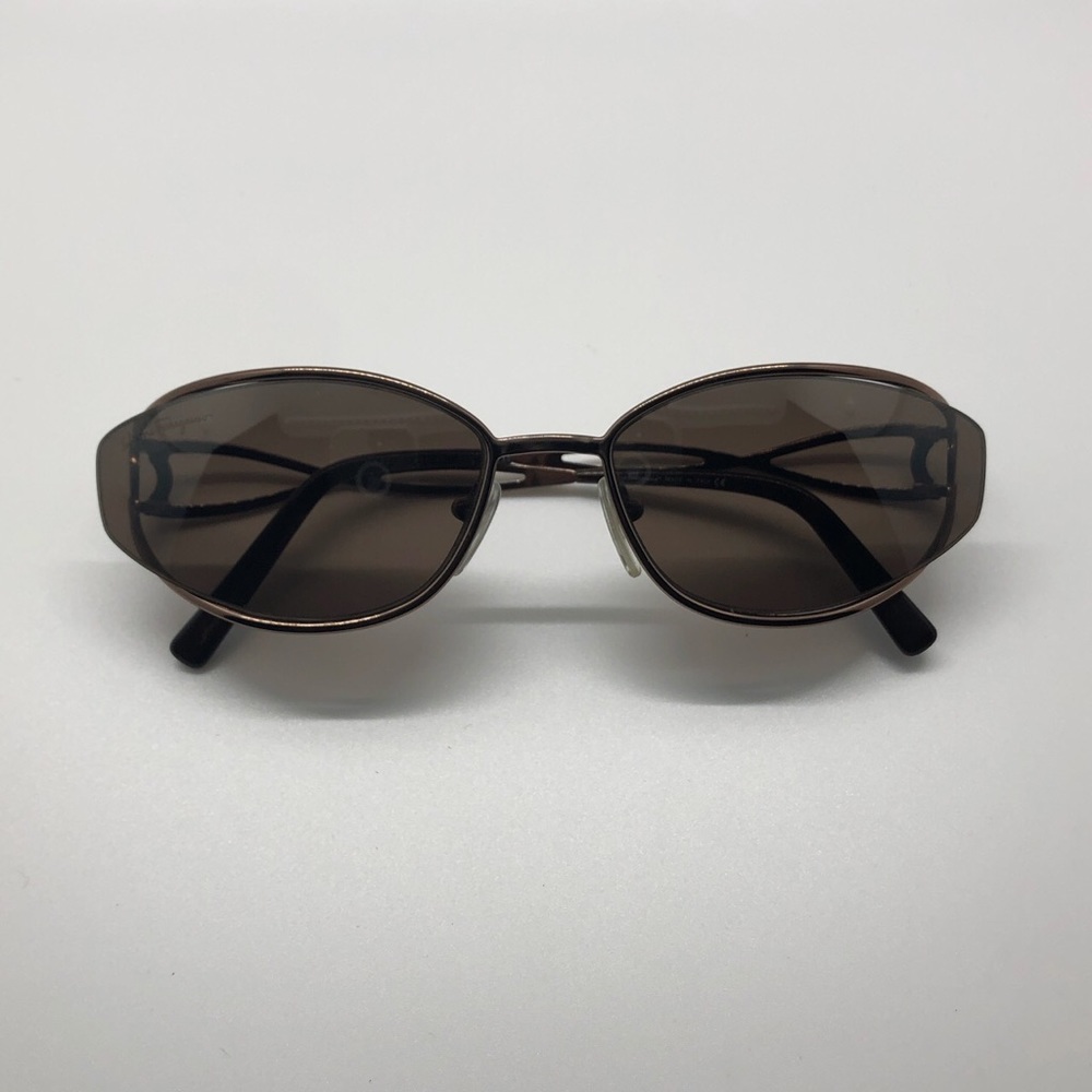 SOLD! Salvatore Ferragamo Bronze Sunglasses